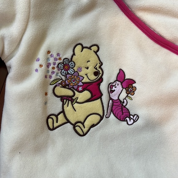 Winnie the Pooh Fleece One Piece - Picture 2 of 3
